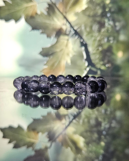 Black Rutilated Quartz Bracelet – Grounding, Protection & Clarity