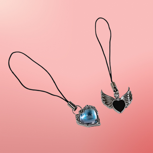 Blue heart charm