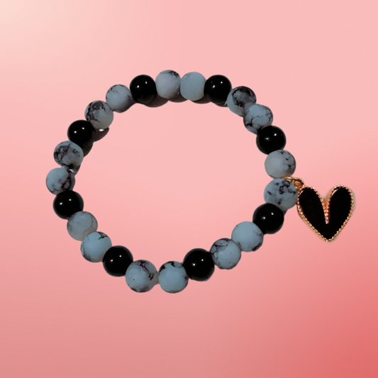 Black Heart Bracelet