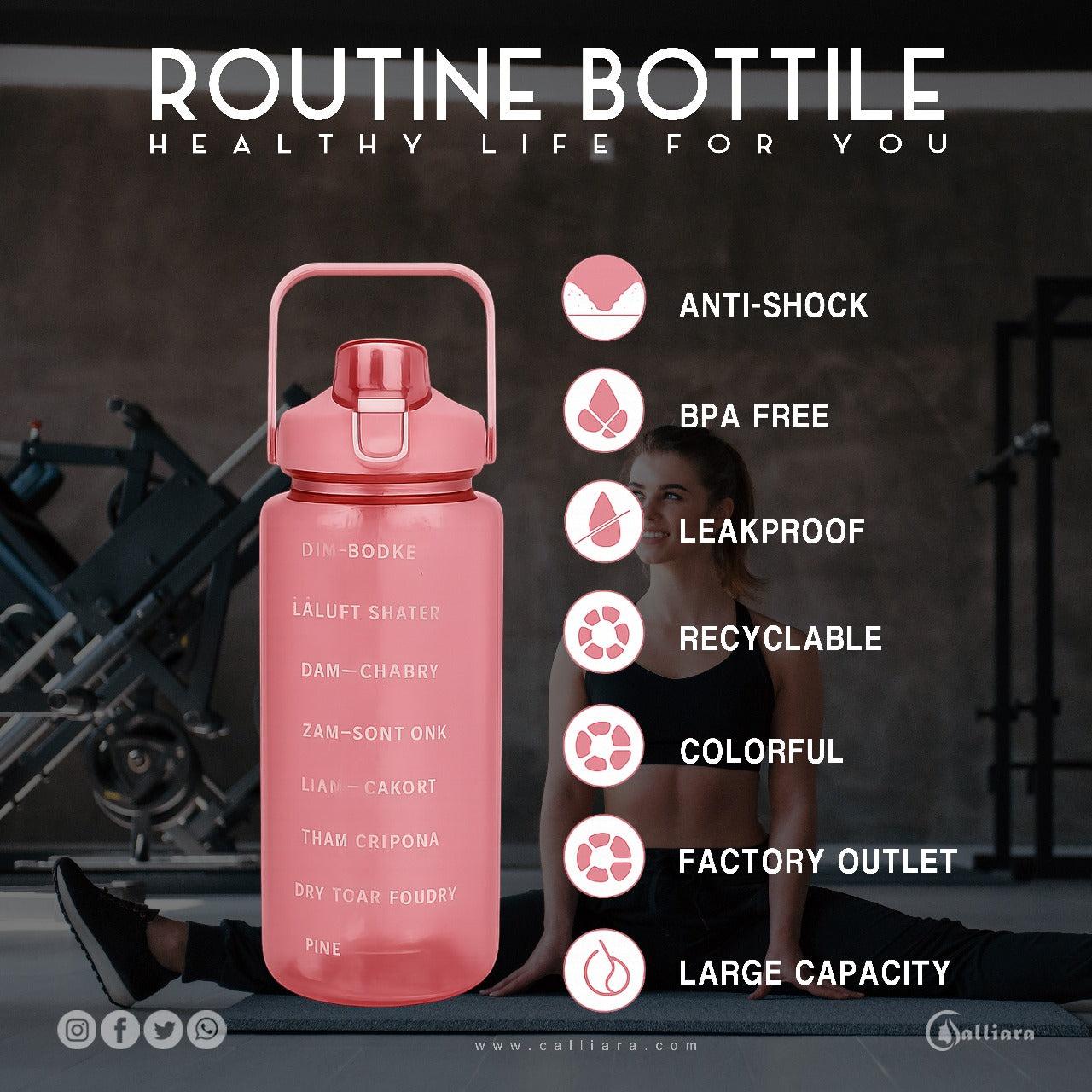 3 in 1 Water Bottle