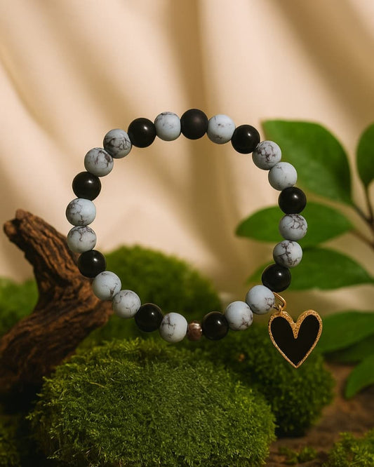Black Heart Bracelet