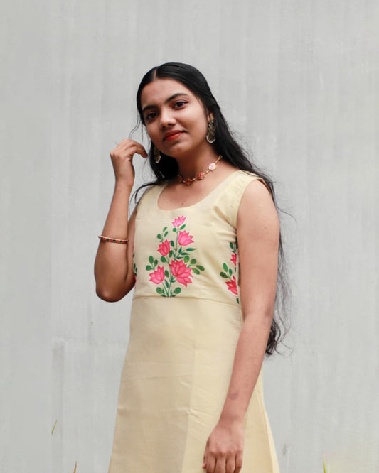 Lotus Print Top